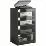 4-tier Hi-fi Stand With Adjustable Shelves | Black