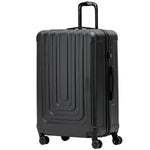 Large 30" Hard Shell Check In Suitcase 8 Spinner Wheels Hold Luggage | Large | Black