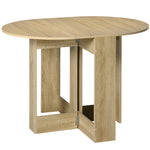 Folding Drop Leaf Dining Table Foldable Dinner Table | Natura