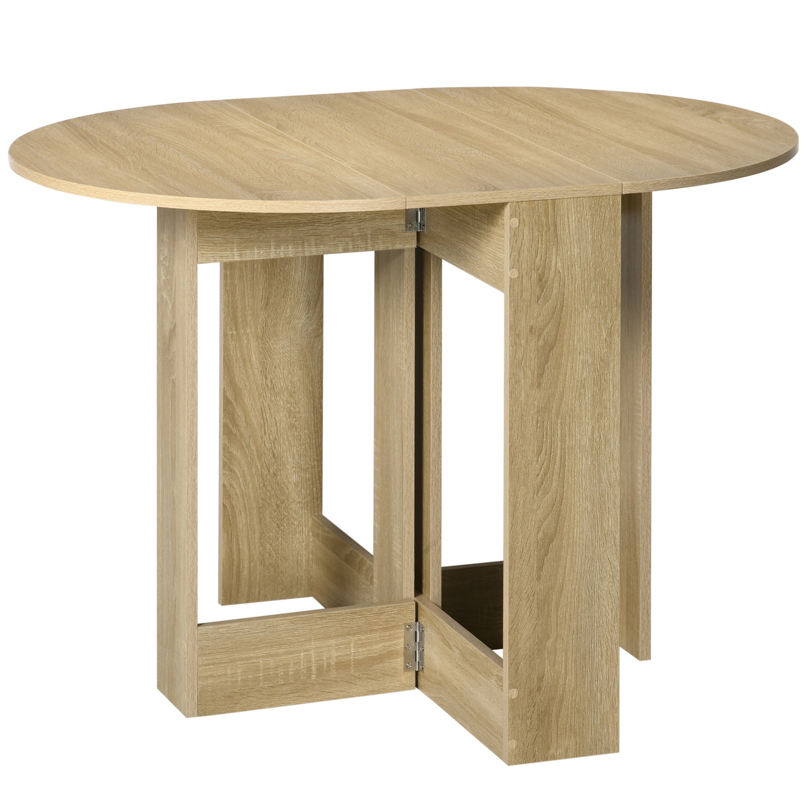 Folding Drop Leaf Dining Table Foldable Dinner Table | Natura