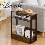 Levede Coffee Table With Storage Shelf Bedside Cabient Sofa Side End Tables