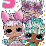 LOL Surprise Age 5 Birthday Card Official Product