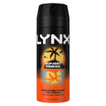 Sunset Fresh Men's Deodorant Body Spray, 150ml | Set of 30