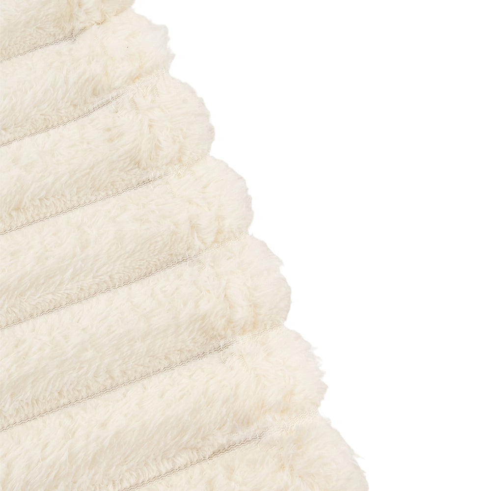 Cozy Striped Throw Blanket Soft Double-sided Use, Warm, Fade-resistant & Easy To Clean | Extra Large | Beige