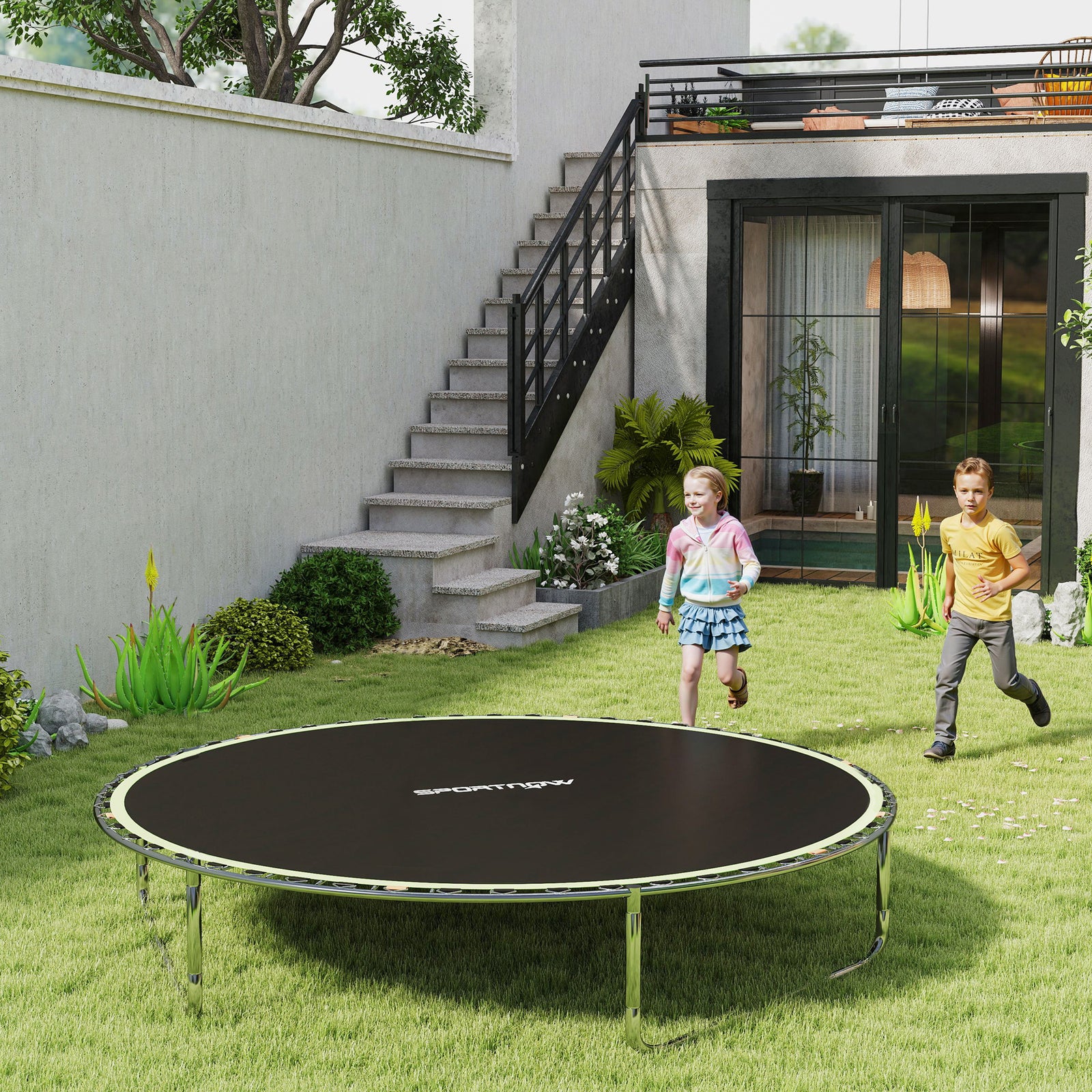 Trampoline Replacement Mat With Eight Rows Of Stitching | Green