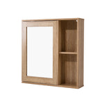 Wall-mounted Bathroom Mirror Cabinet With Adjustable Shelves