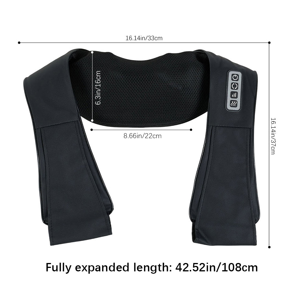 Neck Back And Shoulder Massager With Heat