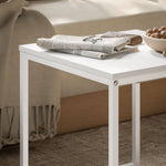 Coffee Table Set Square Nest Of Tables For Small Space | One Size | White