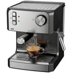 HOMCOM Espresso Machine, 20-bar, 1.6 L Tank, Black