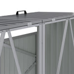 Breeins 5x4 Ft Metal Double Bin Storage Shed