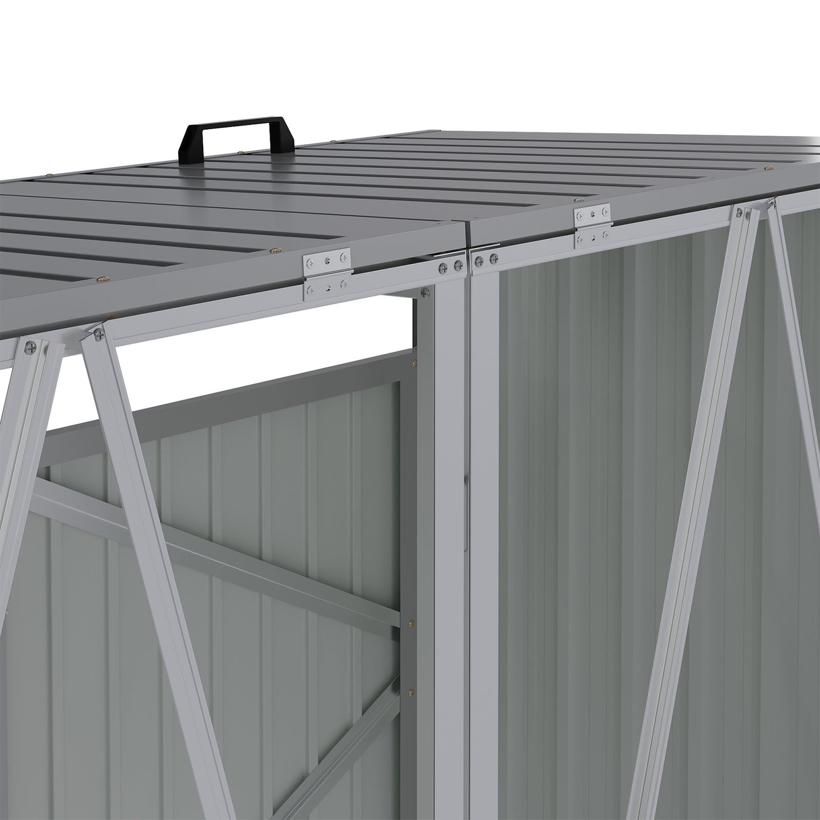 Breeins 5x4 Ft Metal Double Bin Storage Shed