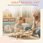 AIYAPLAY Baby Drum Kit, Wooden Kids Musical Instruments, Gift For Birthday