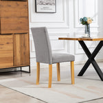 Almont Fabric Dining Chairs - Set Of 2 | Grey