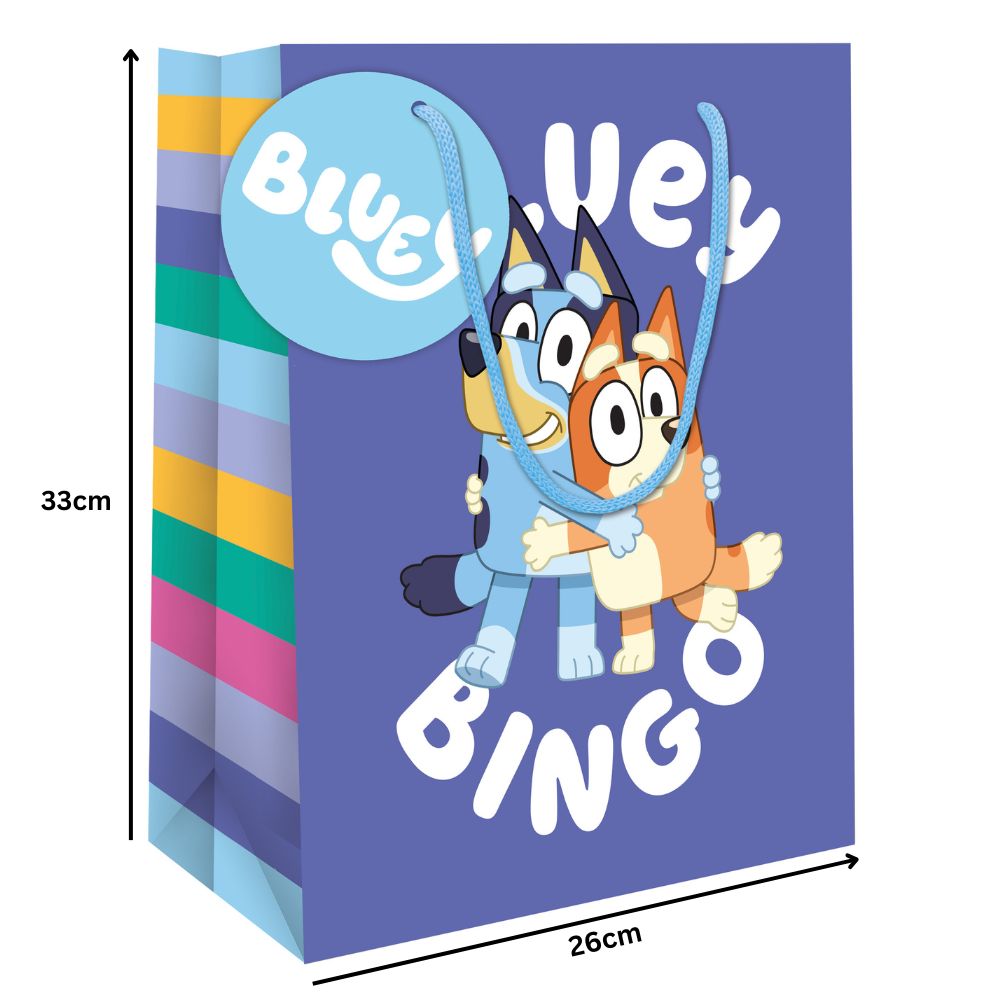 Bluey Medium Medium Gift Bag Official Product