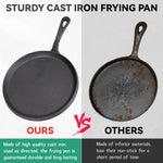 25cm Dia Black Cast-iron Pan With Stay-cool Handle