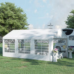 6m X 3m Heavy Duty Carport Outdoor Car Canopy Shelter Tent