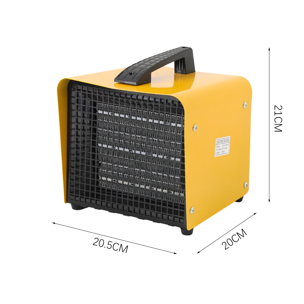 2kw/3kw Portable Ptc Electric Space Heater Fan Warmer For Industrial Greenhouse Farm Workshop | Large