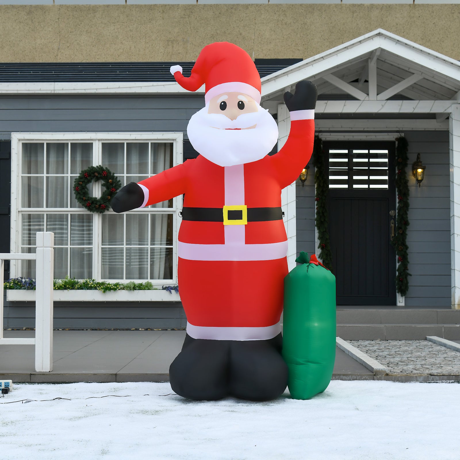 Inflatable 7.5ft Santa Claus Xmas Decor Airblown Yard