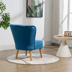 Arezza Velvet Accent Chair | Blue