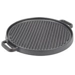 Black Cast Iron Grill Pan With Handles