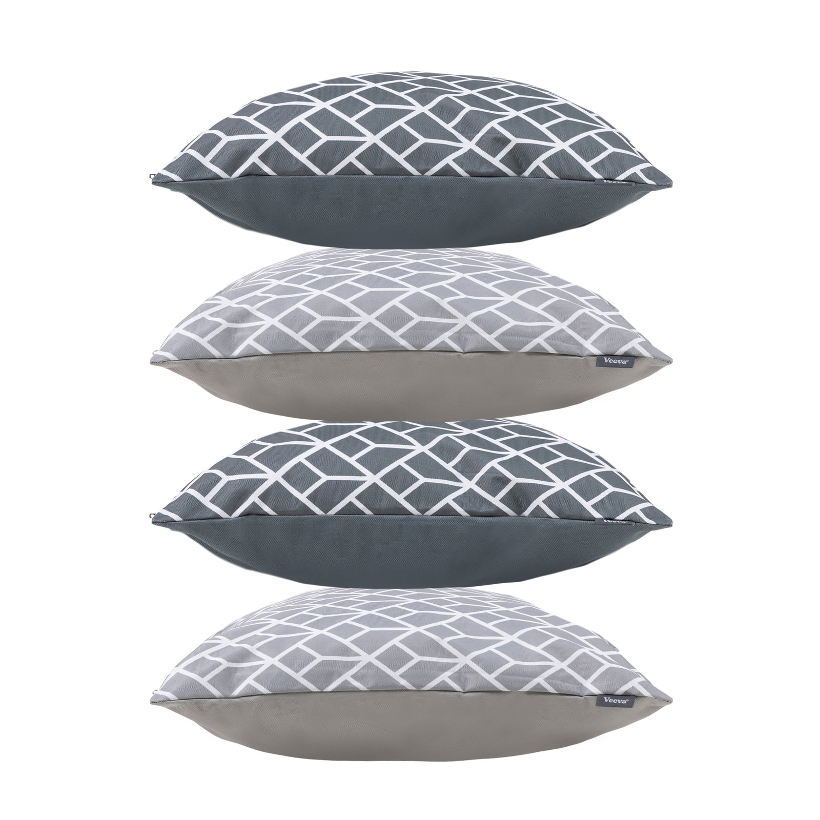 Geometric Mix 3 Art Deco Cushion Set Of 4