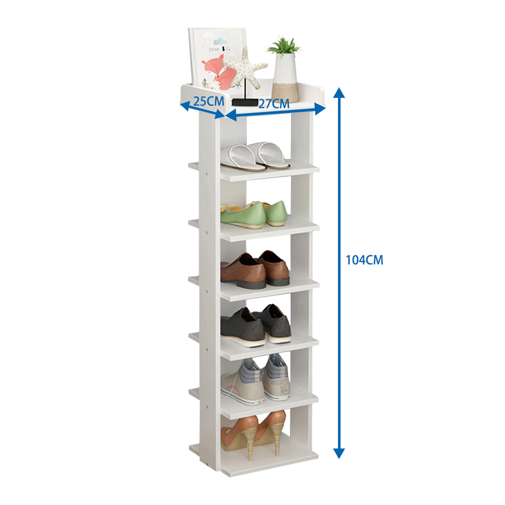 7 Tiers Shoe Rack Organizer Storage Stand Shelf Space Saving