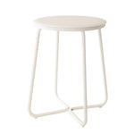 Multi Functional Stool, Small Side Table, White, Geyser Collection