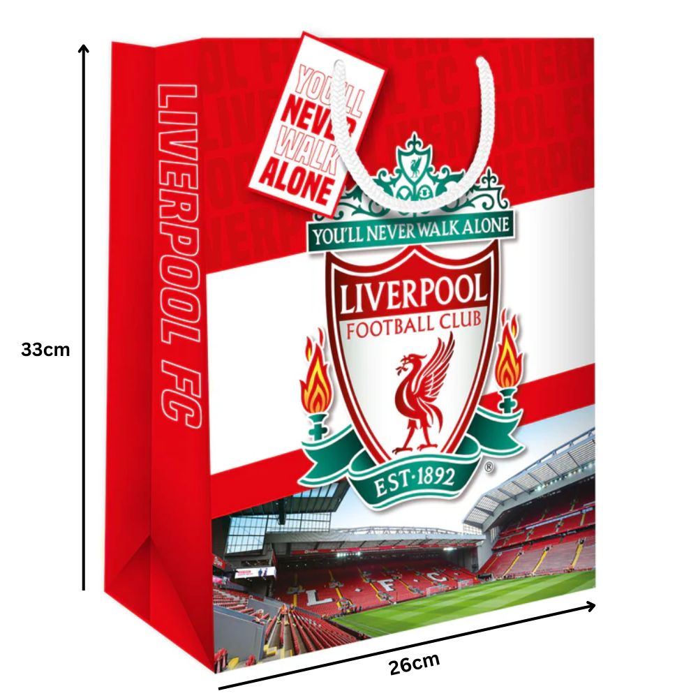 Liverpool FC Medium Gift Bag Official Product