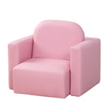Kids Mini Sofa 2 In 1 Table Chair Set Children Armchair Seat Girl Boys | Pink