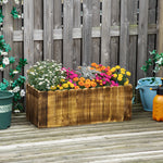 70l Garden Flower Raised Bed Planter Box 80x33x30cm