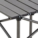 Set Of 3 Portable Folding Camping Table And Chair Set – Lightweight And Compact Outdoor Furniture | Set-of-3 | Black