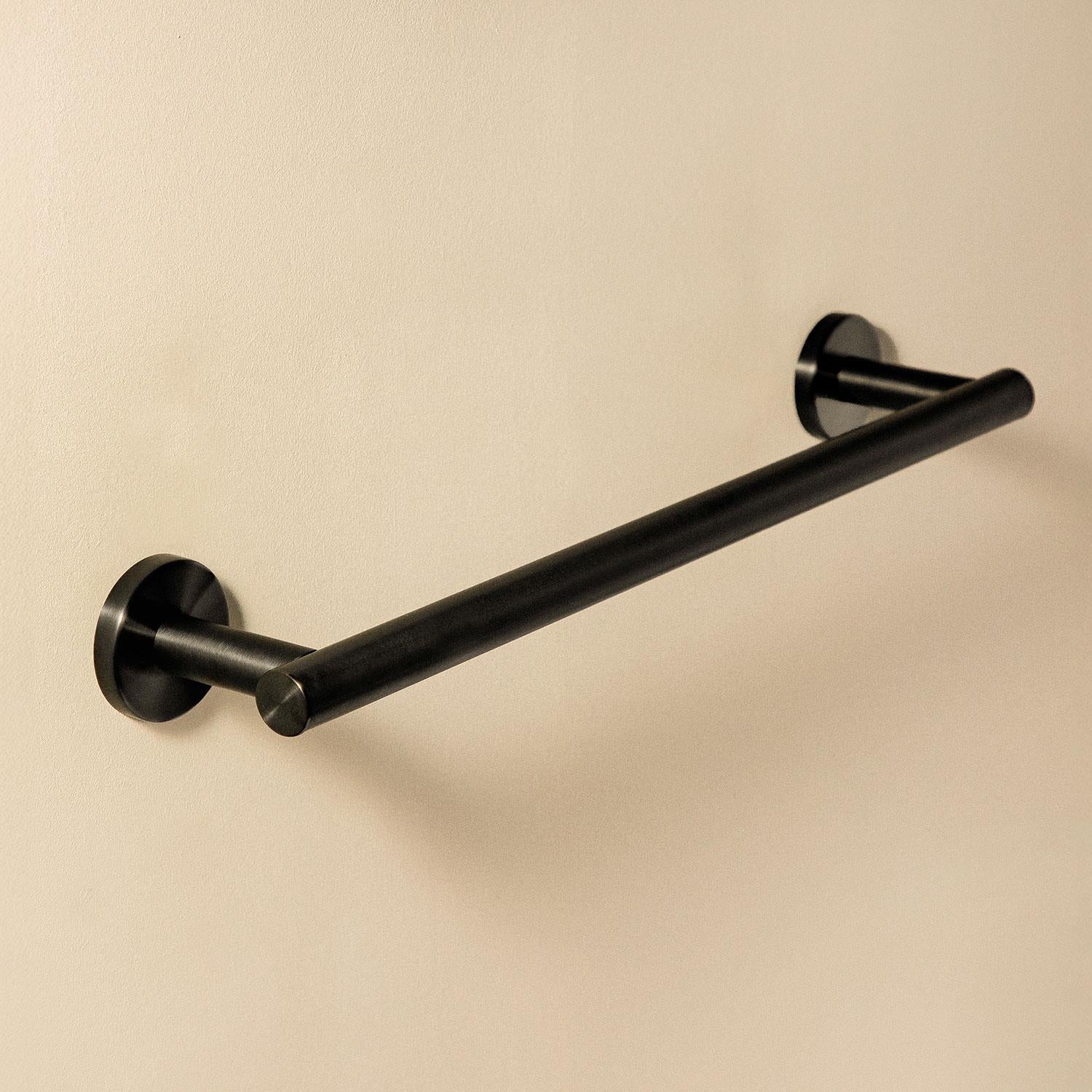 Towel Rail Brushed Black Pvd Architect Sp (30cm)