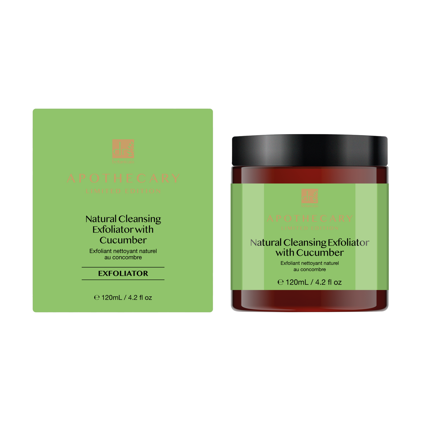 Natural Cleansing Exfoliator With Cucumber 120ml
