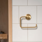 Wall Mounted Toilet Roll Holder For Bathroom Toilet Paper | Brushed Nickel