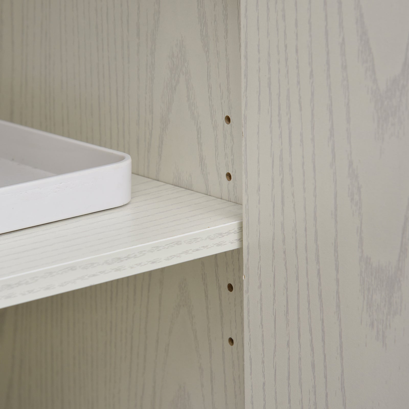 Microwave Cart On Wheels, Storage Shelf, 2-door | White