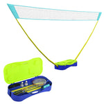 4m Portable Badminton Net And Volleyball Net Set With Rackets | Green