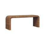 Artisan Furniture Solid Wood Rattan Weave Bench