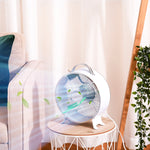 10" 2-speed Electric Fan W/ Safe Guard Anti-slip Feet | One Size | White
