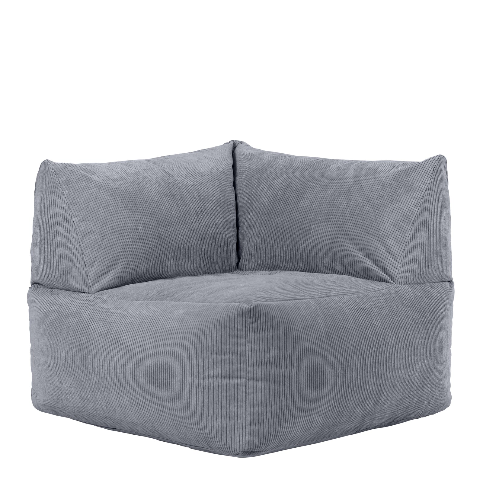 Tetra Cord Floor Sofa Section | Charcoal