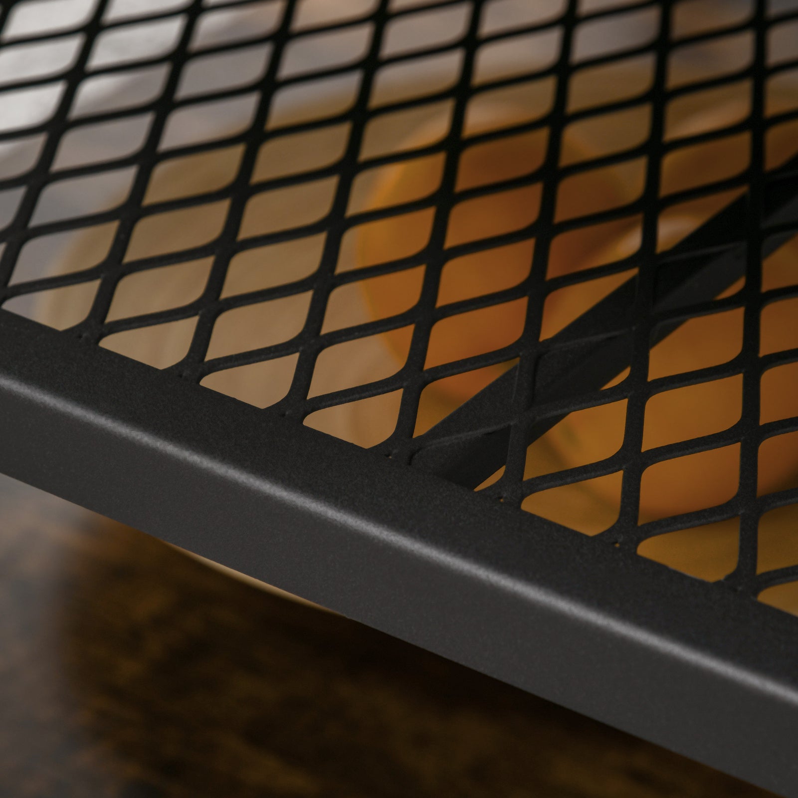 Industrial Coffee Table With 3-tier Storage