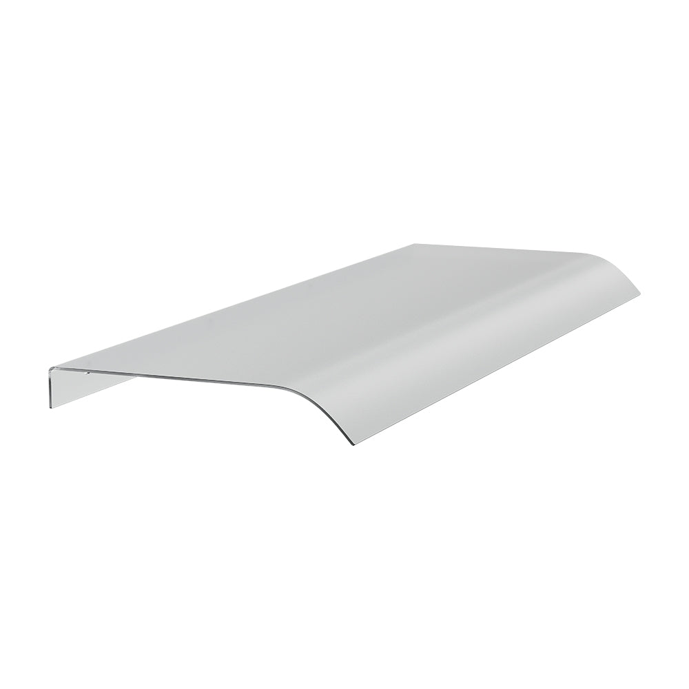 Living and Home 100cm W X 33cm D Frosted Window Door Awning Canopy