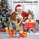 100pcs Magnetic Tiles Building Blocks Kids Educational Construction Toys | Multi Colour