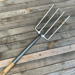 Stainless Steel Digging Fork Rust Resistant Fsc For Gardening | Silver