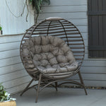 Egg Chair With Cushion Steel Frame
