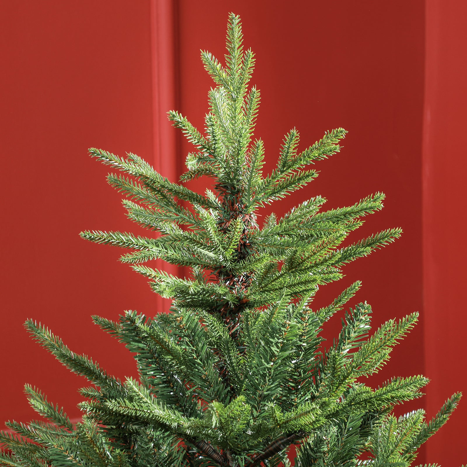 5 Foot Artificial Christmas Tree With Realistic Hinged Branches, Green | 5ft | Green