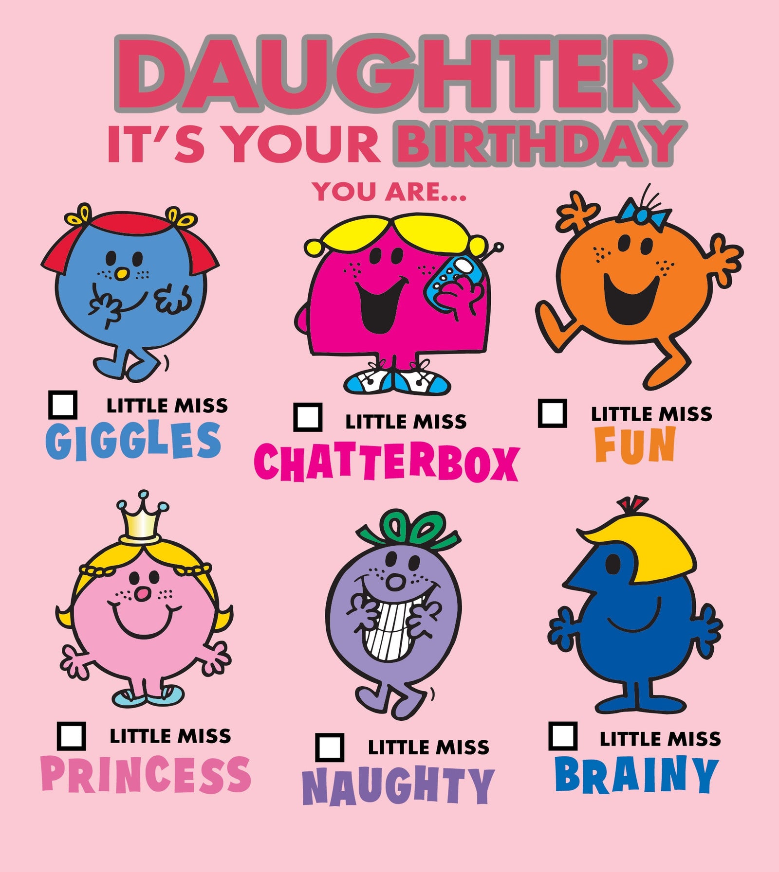 Daughter' Birthday Card Official Product