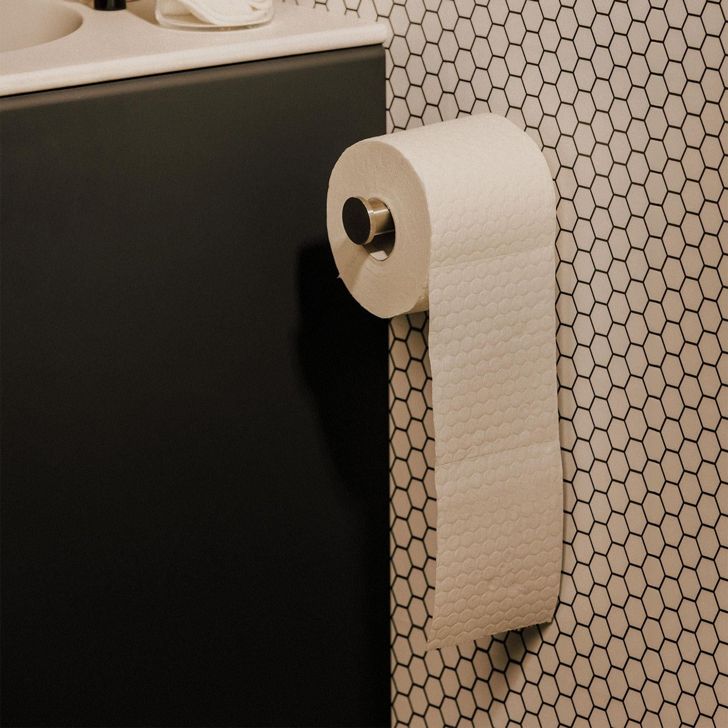 Paper Holder Without Cover Glossy Stainless Steel Logic