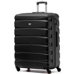 29" Large Suitcase Check-in Hold Luggage Hard Shell 4 Wheels Tsa Lock | Large | Black