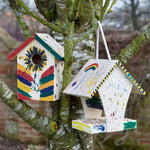 Paint Your Own Bird Feeder Diy Kit With 4 Non-toxic Paints And Brush