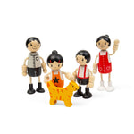 Tidlo East Asian Family Dolls
